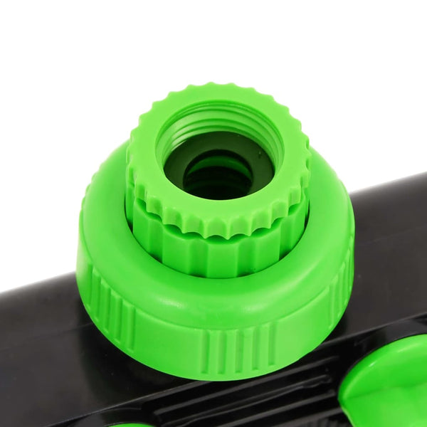 Connectors, Valves & Accessories 4 Way Tap Adaptor Green And Black 19.5X6x11 Cm Abs & Pp