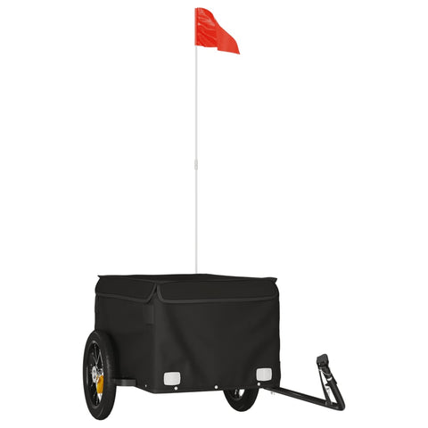 Trailers Bike Trailer Black 30 Kg Iron