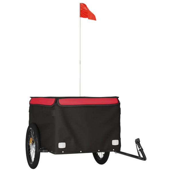 Trailers Bike Trailer Black And Red 45 Kg Iron