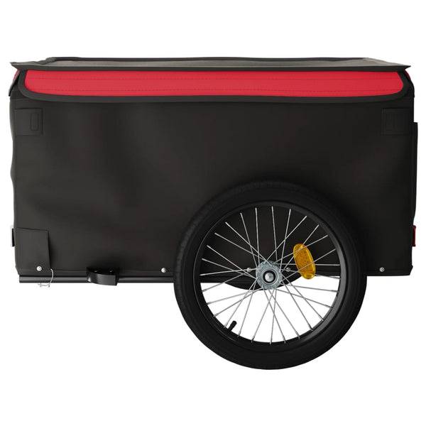 Trailers Bike Trailer Black And Red 45 Kg Iron