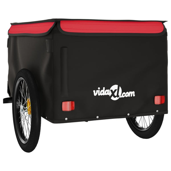 Trailers Bike Trailer Black And Red 45 Kg Iron