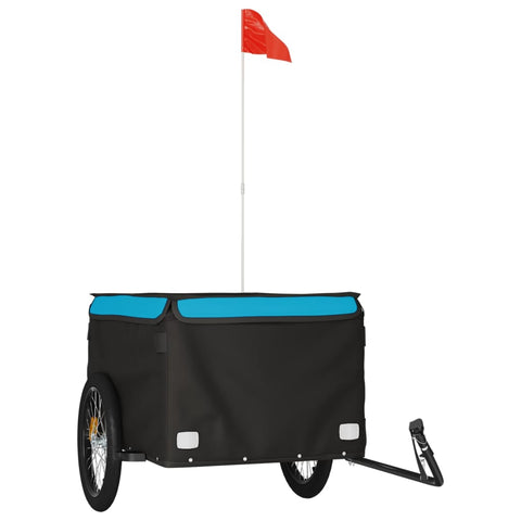 Trailers Bike Trailer Black And Blue 45 Kg Iron