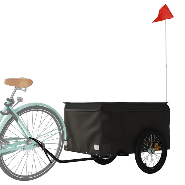 Trailers Bike Trailer Black 45 Kg Iron