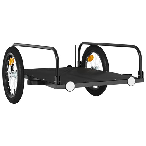 Trailers Bike Cargo Trailer Black 126X63x34 Cm Iron