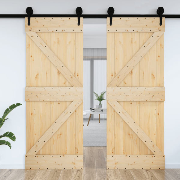 Doors Door Narvik 70X210 Cm Solid Wood Pine