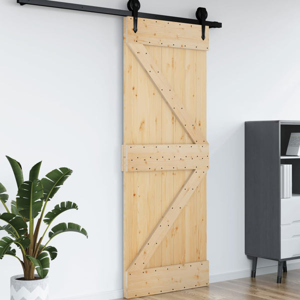 Doors Door Narvik 70X210 Cm Solid Wood Pine