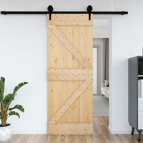 Doors Door Narvik 70X210 Cm Solid Wood Pine