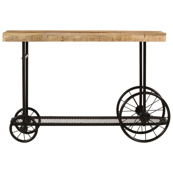 Tables Console Table 112X36x76 Cm Solid Wood Mango And Iron