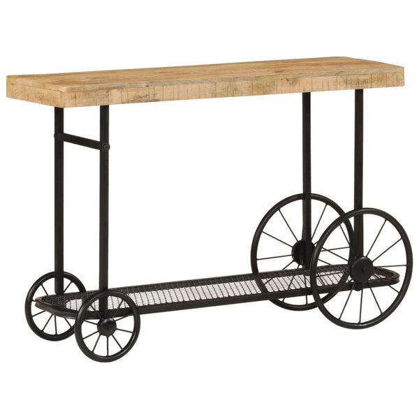 Tables Console Table 112X36x76 Cm Solid Wood Mango And Iron