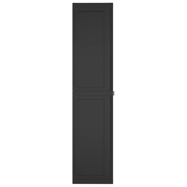 Cabinets & Cupboards Outdoor Storage Cabinet Black 97X37x165 Cm Pp