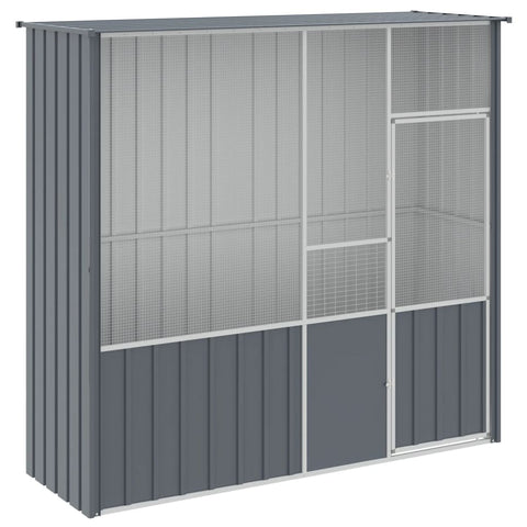 Bird Cages Bird Cage Anthracite 215X78x200 Cm Galvanised Steel