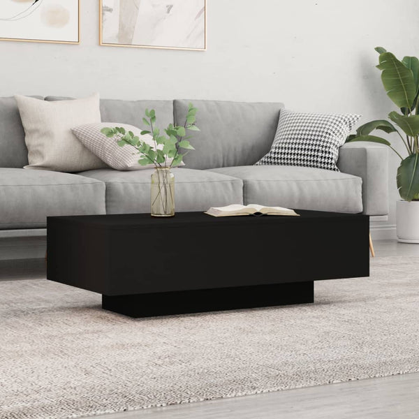 Coffee Tables Coffee Table Black 100X49.5X31 Cm Engineered Wood