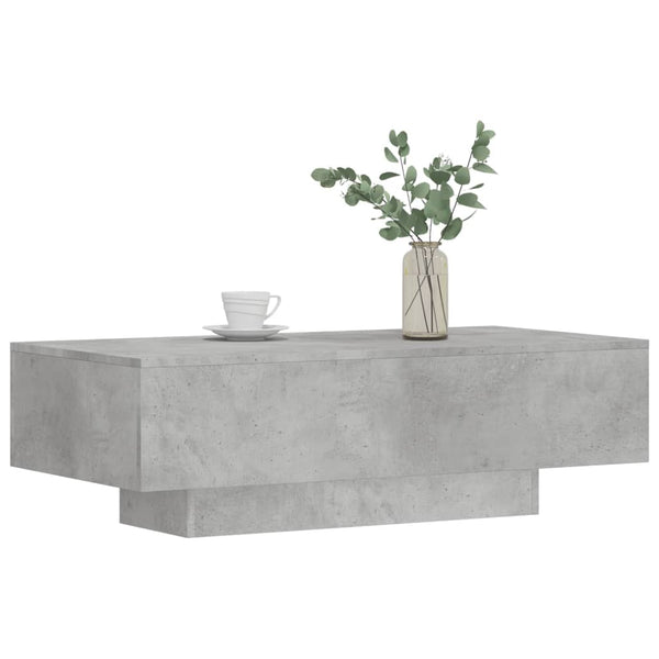 Coffee Tables Coffee Table Concrete Grey 100X49.5X31 Cm Engineered Wood