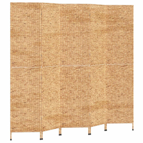 Screens & Room Dividers Room Divider 5 Panel 205X180 Cm Water Hyacinth