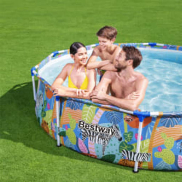 Above Ground Pools Bestway Steel Pro Above Ground Swimming Pool 305X66 Cm