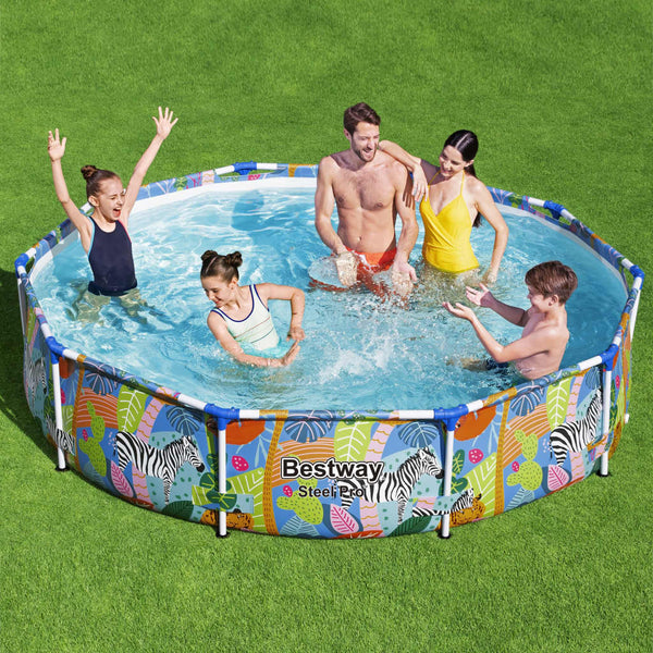 Above Ground Pools Bestway Steel Pro Above Ground Swimming Pool 305X66 Cm