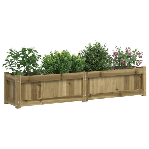 Baskets, Pots, Window Boxes Garden Planter 150X31x31 Cm Impregnated Wood Pine