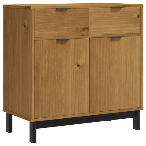 Sideboards & Buffets Sideboard Flam 80X40x80 Cm Solid Wood Pine