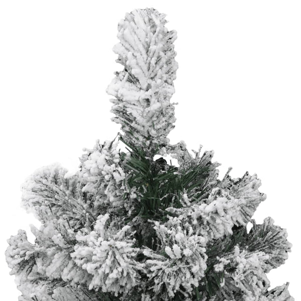 Seasonal Decorations Artificial Hinged Christmas Tree With Flocked Snow 150 Cm