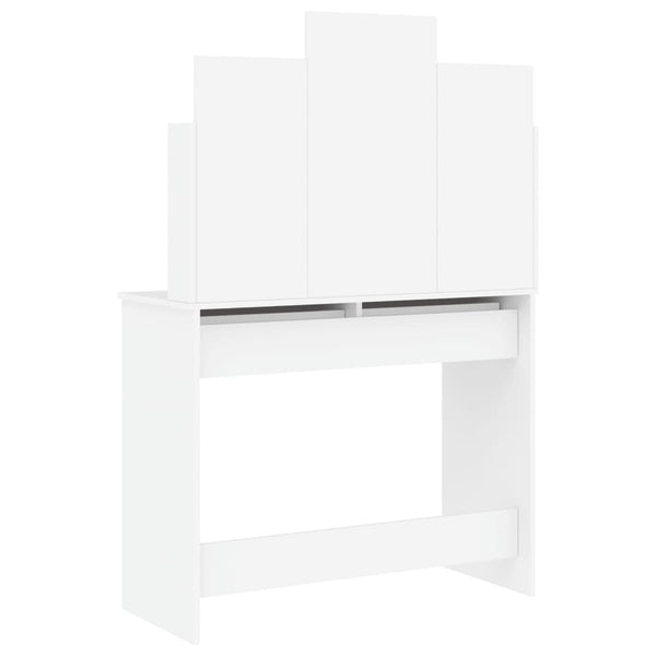 Dressing Tables Dressing Table With Mirror White 96X39x142 Cm