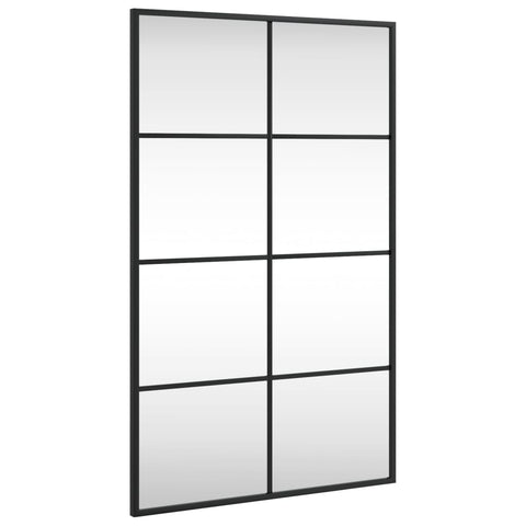 Mirrors Wall Mirror Black 50X80 Cm Rectangle Iron