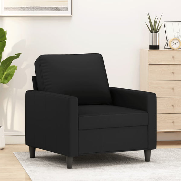 Sofas, Armchairs & Couches Sofa Chair Black 60 Cm Velvet