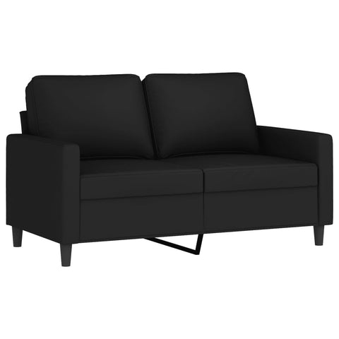 Sofas, Armchairs & Couches 2 Seater Sofa Black 120 Cm Velvet