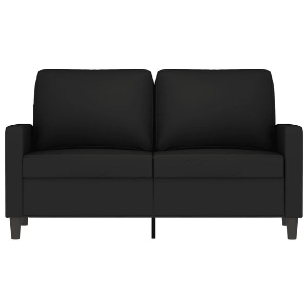 Sofas, Armchairs & Couches 2 Seater Sofa Black 120 Cm Velvet