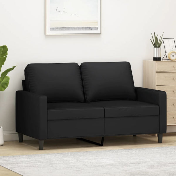 Sofas, Armchairs & Couches 2 Seater Sofa Black 120 Cm Velvet