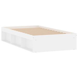 Single Bed Frames Bed Frame White 92X187 Cm Single Size