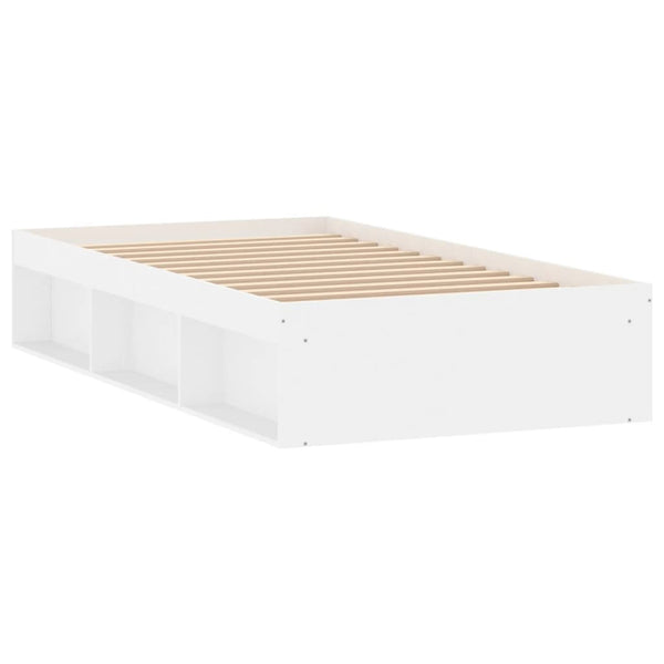 Single Bed Frames Bed Frame White 92X187 Cm Single Size