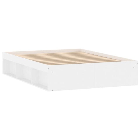 Single Bed Frames Bed Frame White 137X187 Cm Single Size