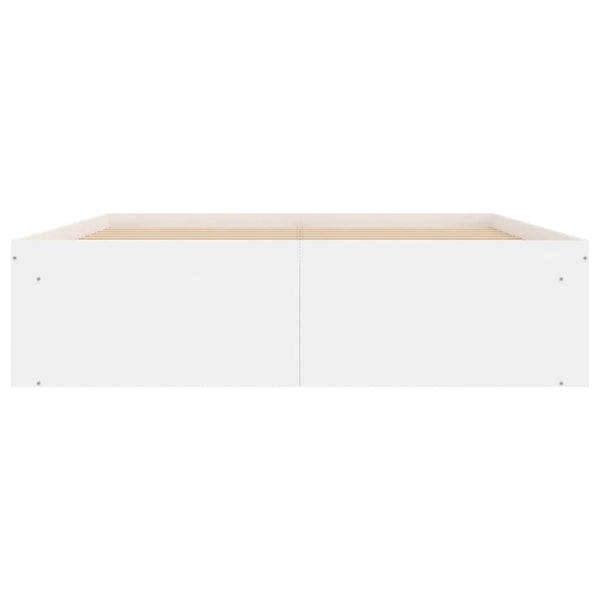 Single Bed Frames Bed Frame White 137X187 Cm Single Size