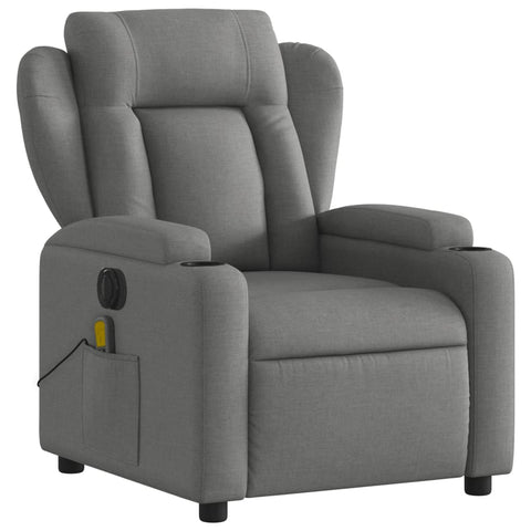 Electric Massage Chairs Electric Massage Recliner Chair Dark Grey Fabric