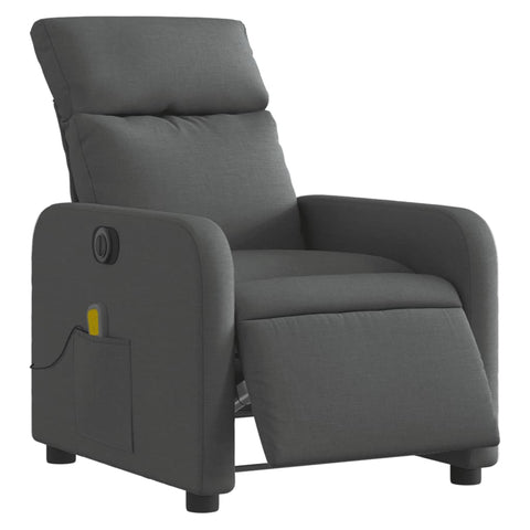 Electric Massage Chairs Electric Massage Recliner Chair Dark Grey Fabric