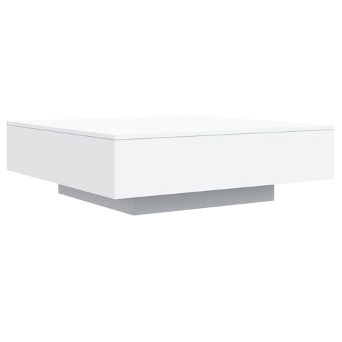 Coffee Tables Coffee Table White 100X100x31 Cm Engineered Wood