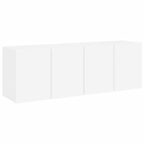 TV Stands & Entertainment Units Tv Cabinets Wall Mounted 2 Pcs White 60X30x41 Cm