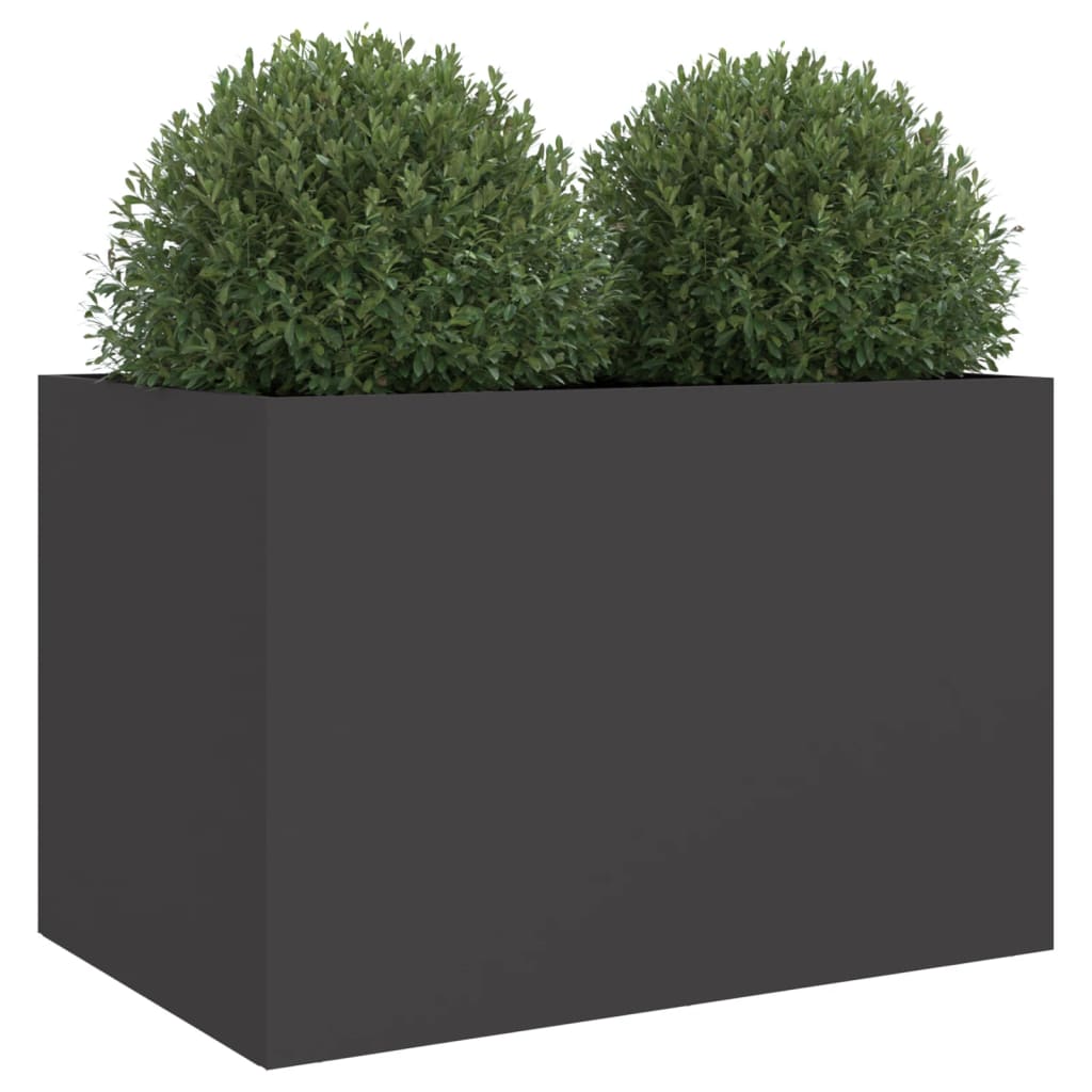 Planters & Vases Planter Black 62X40x39 Cm Cold Rolled Steel