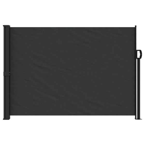 Awning & Canopy Parts Retractable Side Awning Black 140X600 Cm