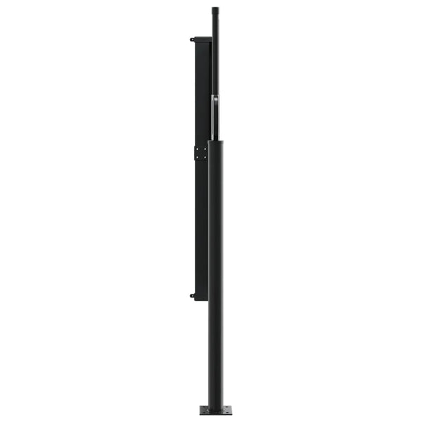 Awning & Canopy Parts Retractable Side Awning Black 140X600 Cm