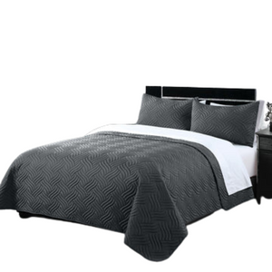 King Comforter Sets 3 Piece Embossed Comforter Set King Charcoal