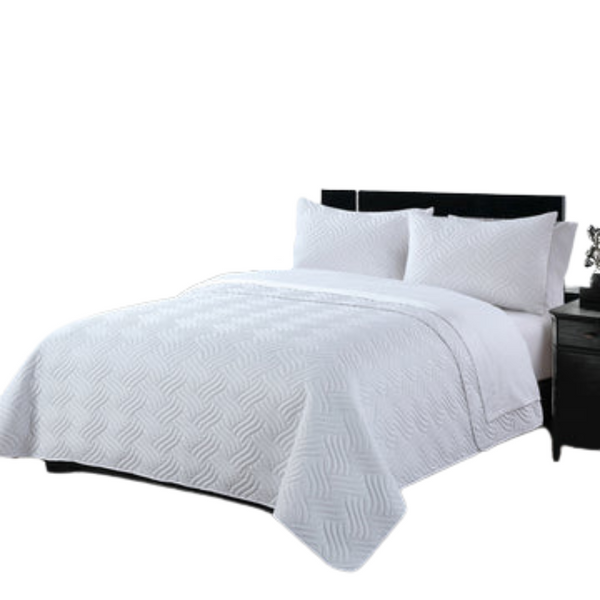 King Comforter Sets 3 Piece Embossed Comforter Set King