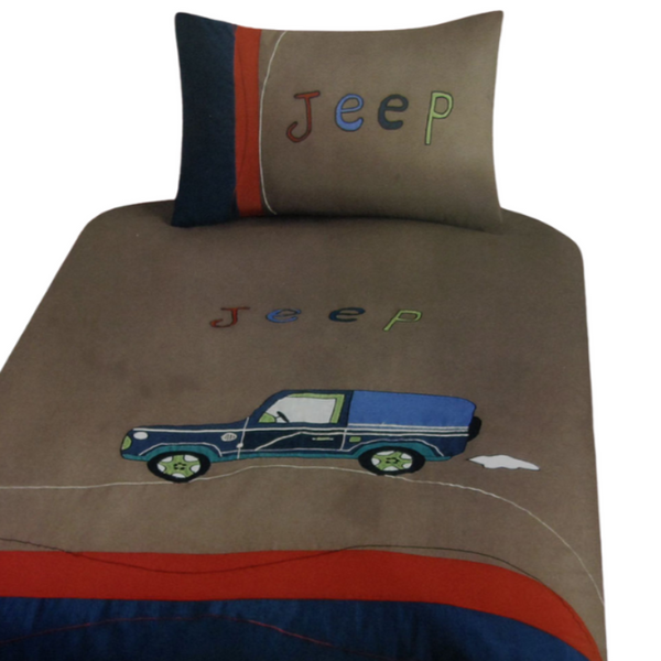 Quilt Covers Jeep Wrangler Embroidered Quilt Cover Set Single