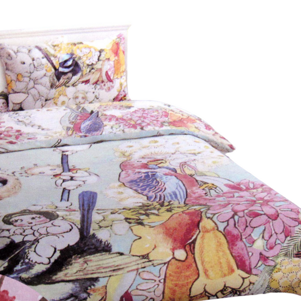 Single Bed Quilts Caprice May Gibbs Gumnut Babies Licensed Quilt Cover Set Single