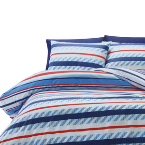 Belmondo Atlanta Striped Easy Care Quilt Cover Set King