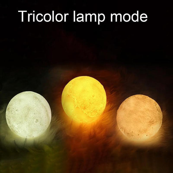 Humidifiers 3D Moon Light Humidifier Usb Rechargeable Household Diffuser Aromatherapy Table Lamp