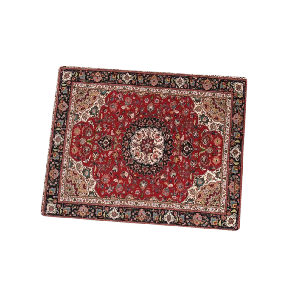 Desk Mats Mouse Pad Red Beige 22X18cm Persian Tribal Carpet Computer Office Desk Mat