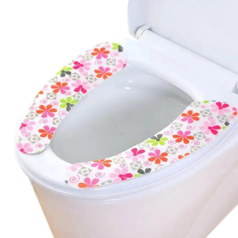 Bath Mats, Rugs & Toilet Covers Toilet Seat Cover Big Flower Pattern Washable Mat Bathroom Pad Cushion Accessories