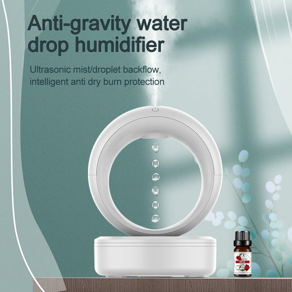 Humidifiers Anti Gravity Air Humidifier Mute Countercurrent Levitating Water Drops Fogger Electric