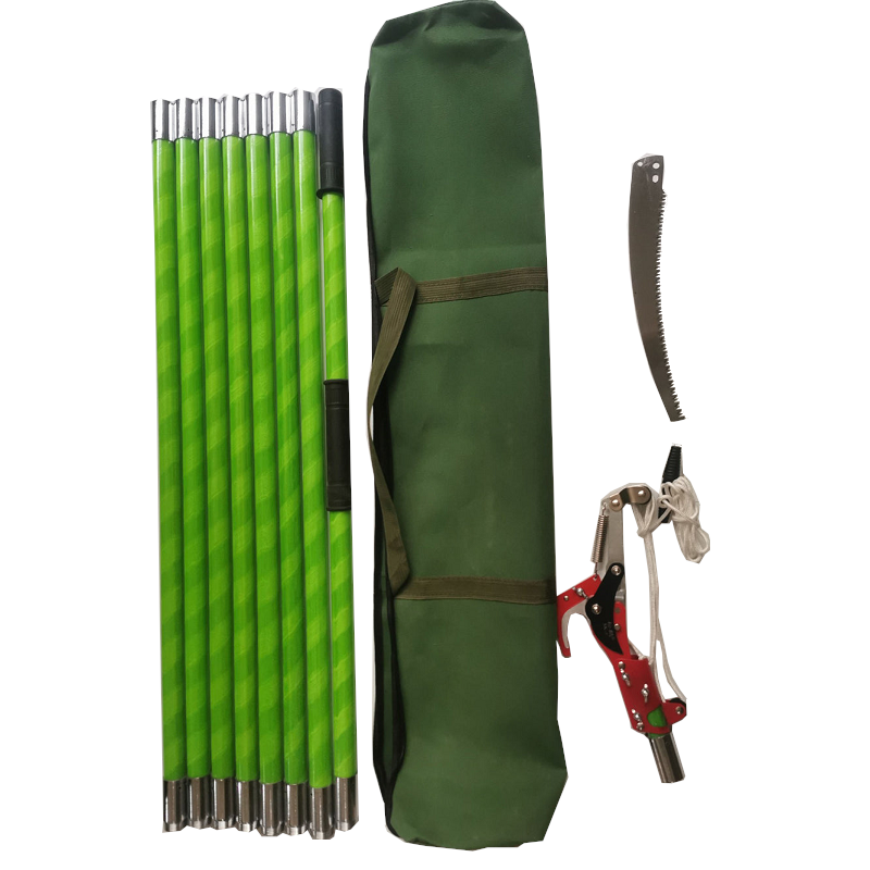 8M Detachable Pole Pruning Saw Tree Trimmer Shearing Portable Storage Bag